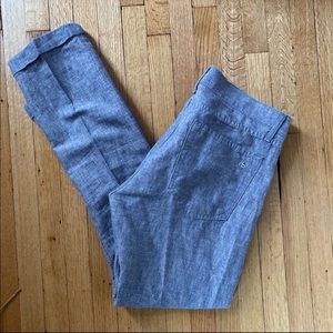 Rag & Bone RB15X Slim Straight Chambray Trousers